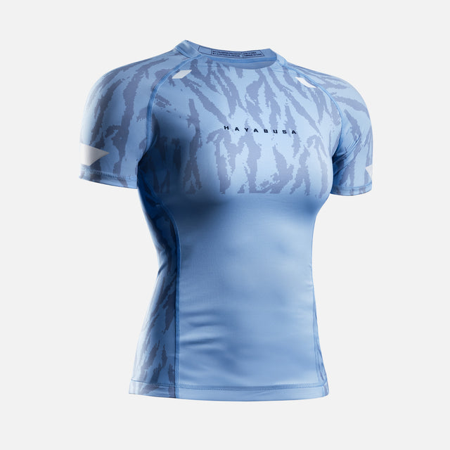 Hayabusa Rashguard Apex Vantage Korte ærmer til kvinder - Blå