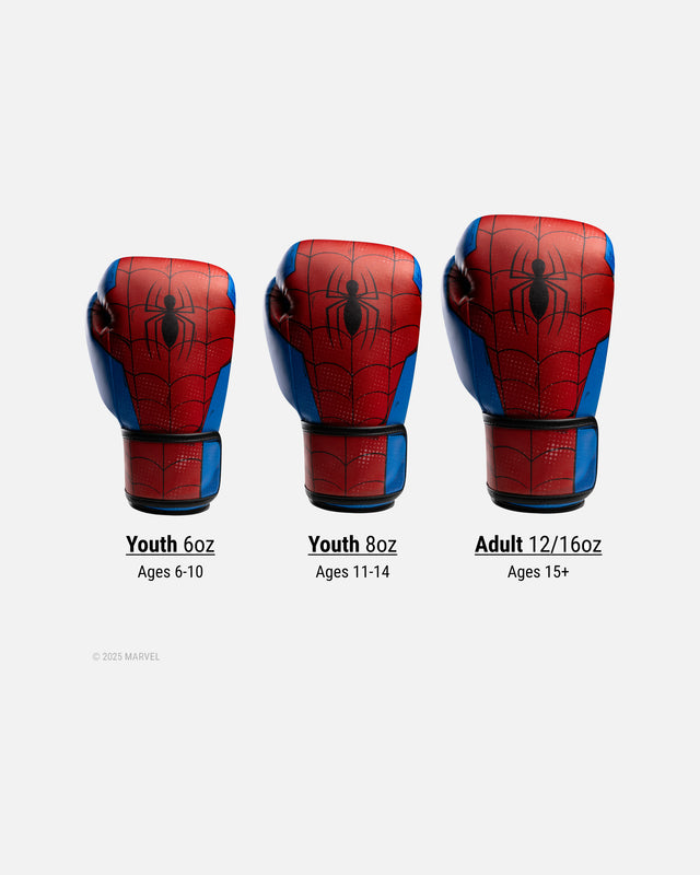 Gants de boxe Hayabusa Spider-Man – Rouge/Bleu