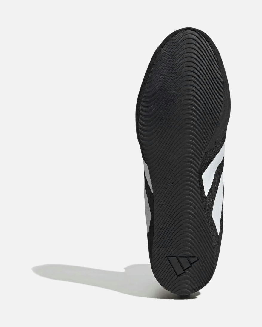 Boxerské boty Adidas Box Hog 4 – Černé/Bílé
