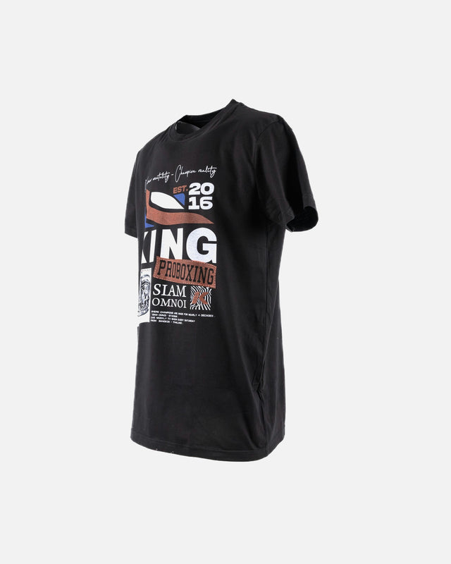 King Pro Boxing Tricou Omnoi – Negru