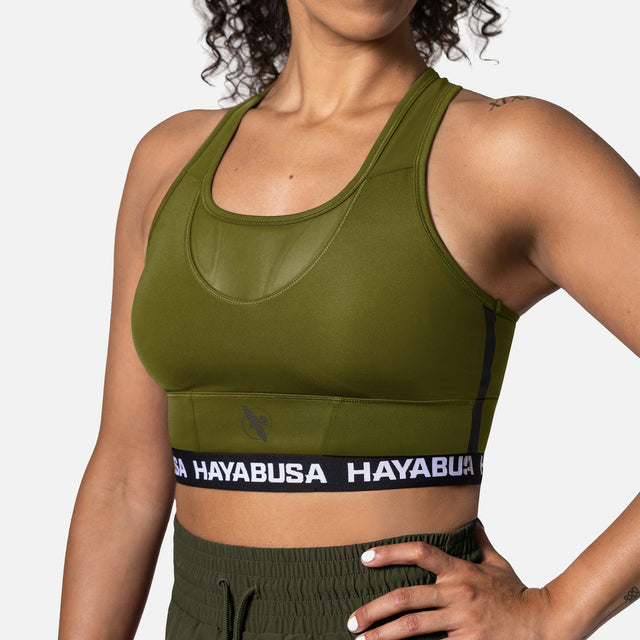 Brassière de sport Hayabusa Crossback – Femme Olive