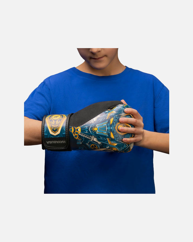 Hayabusa Boxhandschuhe S4 Epic Kinder – Blau