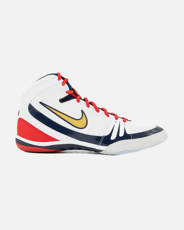 Nike Ringerschuhe Freek SE – Weiß/Gold/Marineblau