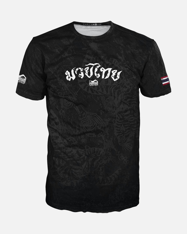 Phantom Athletics Træningsshirt EVO Muay Thai - Sort/Grå