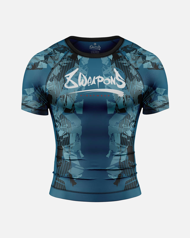 Rashguard 8 WEAPONS Hit 2.0 – Blu scuro/Nero