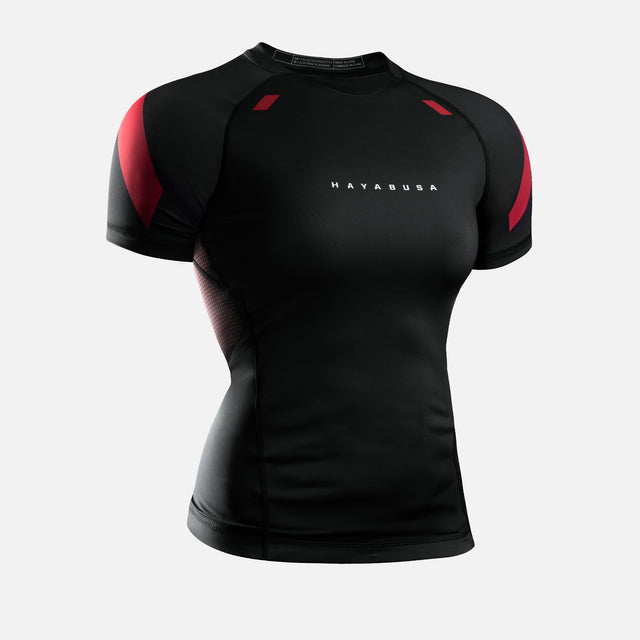 Rashguard Hayabusa Pro Ranked Krótki Rękaw Damski – Czarny