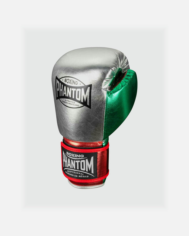 Phantom Athletics Boxningshandskar Mexico – Silver/Grön/Röd