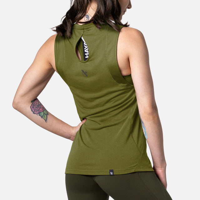 Hayabusa Tanktop Damer - Olivengrøn