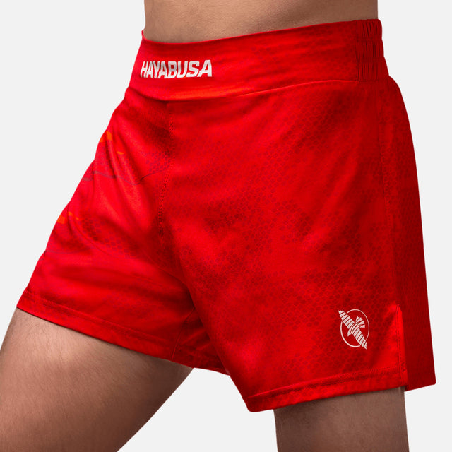 Pantalones de Muay Thai Hayabusa Arrow – Rojo