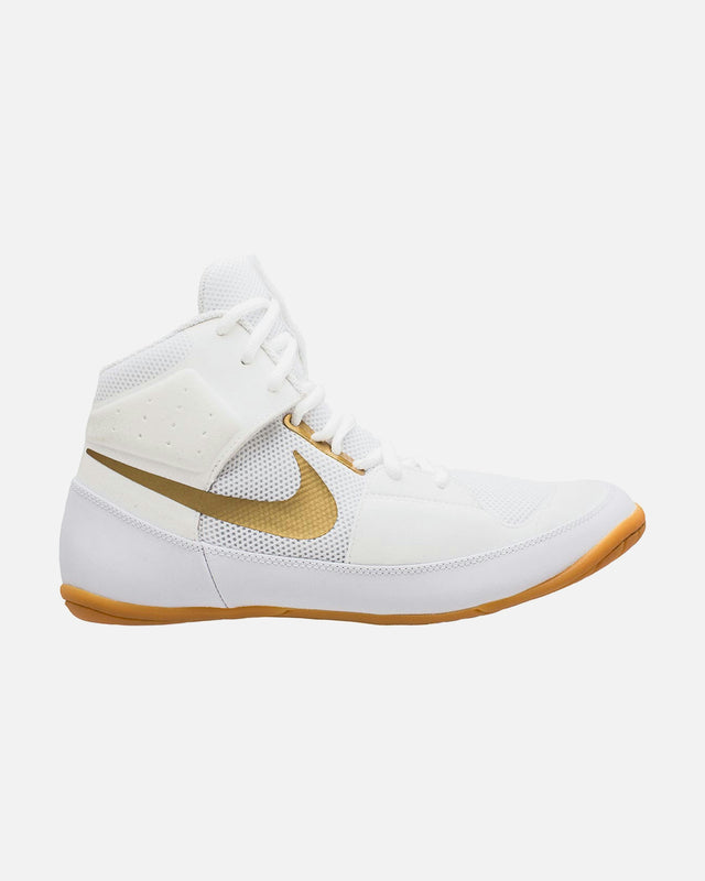 Ghete de lupte Nike Fury – Alb/Aur