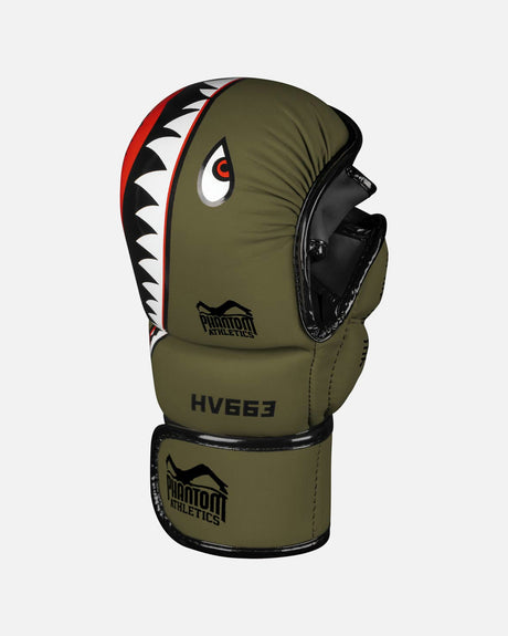 Gants de MMA Phantom Athletics Fight Squad – Vert militaire