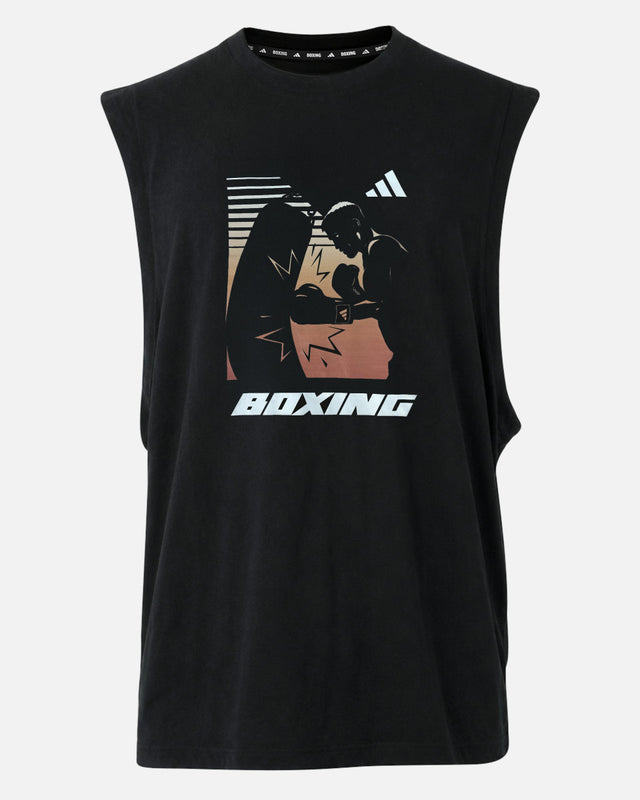 Adidas T-Shirt Boxing Graphic Line SL T-Shirt - Zwart