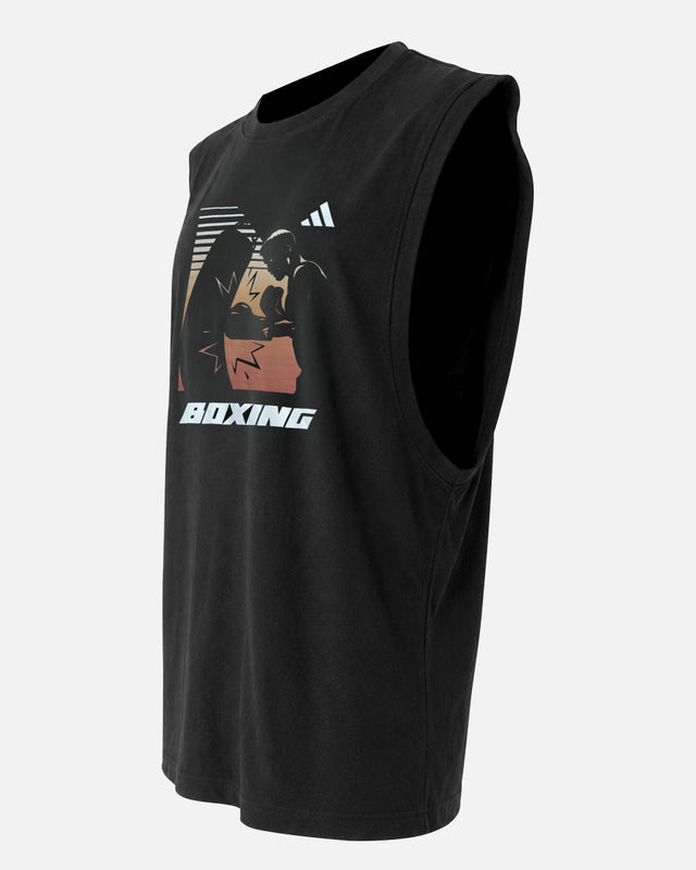 Adidas T-Shirt Boxing Graphic Line SL T-Shirt - Zwart