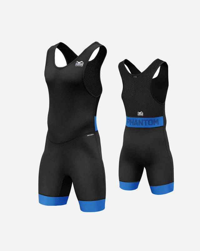 Phantom Athletics Zápasnický dres Storm Dětské – Černá/Červená/Černá/Modrá