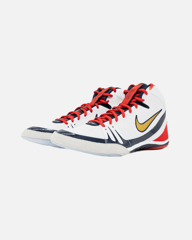 Nike Ringerschuhe Freek SE – Weiß/Gold/Marineblau