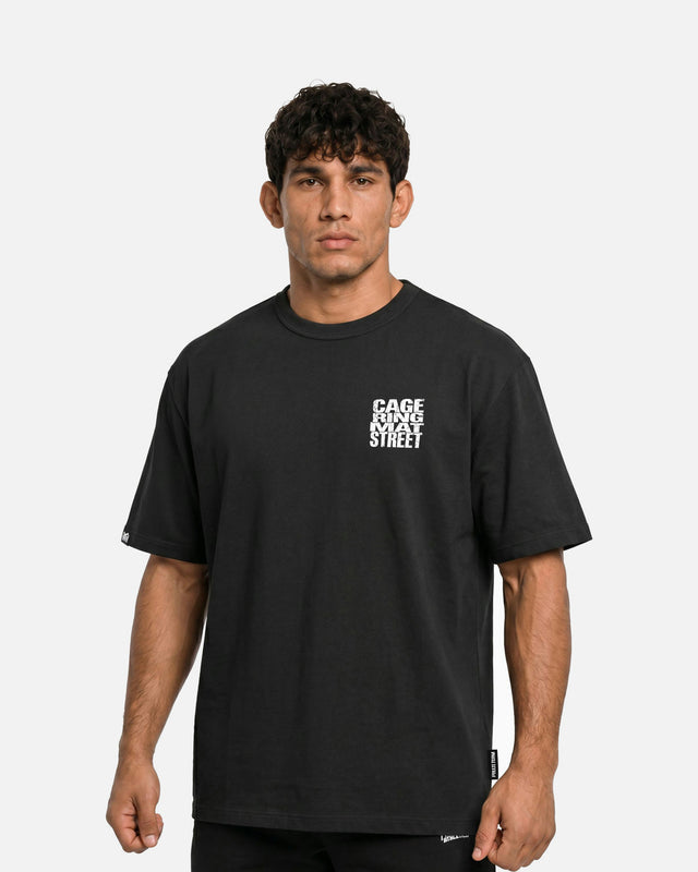 T-Shirt Phantom Athletics Cage Ring Mat Street – Noir
