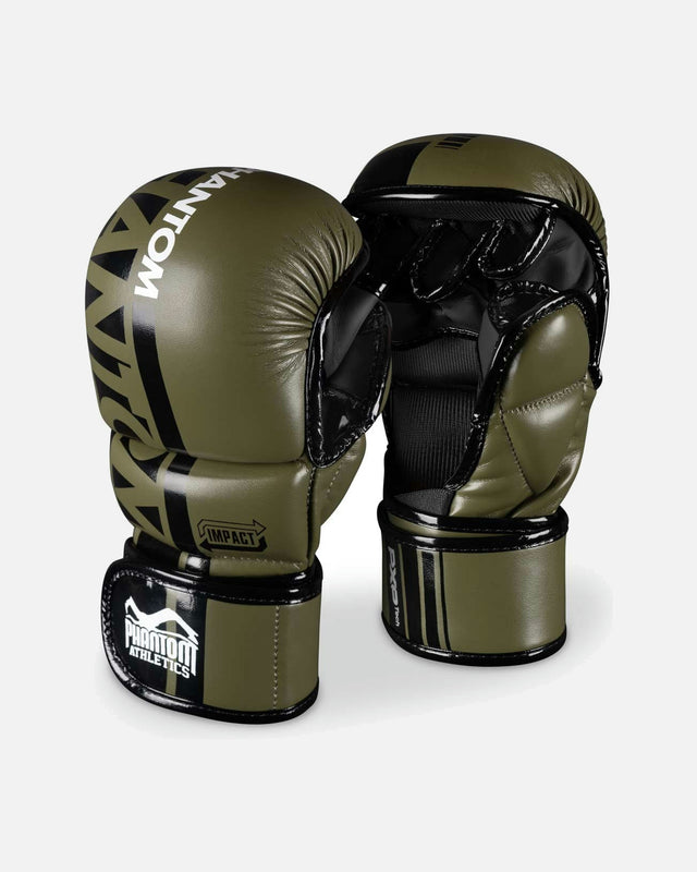 Luvas de MMA Phantom Athletics APEX – Preto/Cinzento