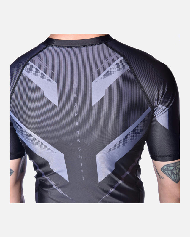 Rashguard 8 WEAPONS Shift – Negro Mate