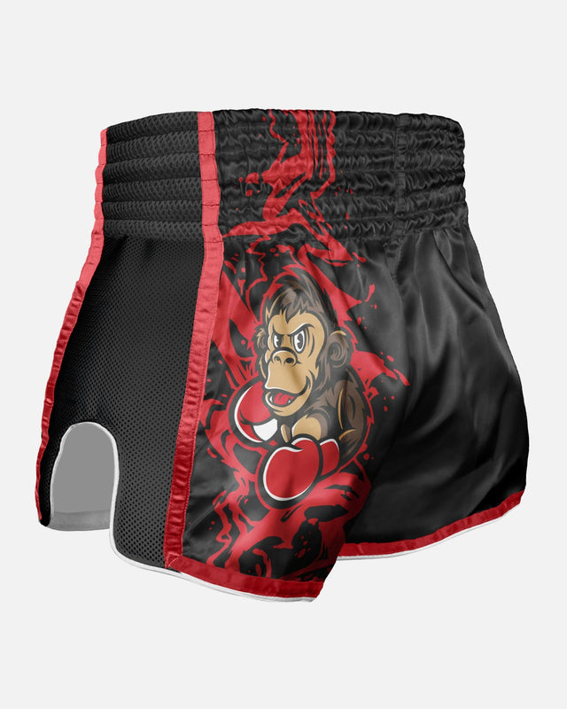 8 WEAPONS Muay-Thai-Shorts Joe – Schwarz/Rot