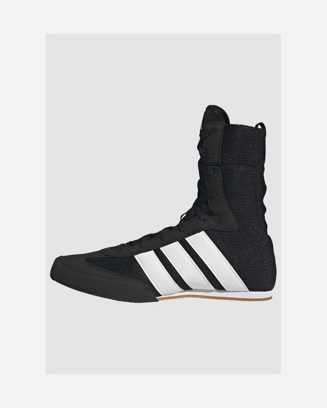 Buty bokserskie Adidas Box Hog Classic – Czarne/Białe