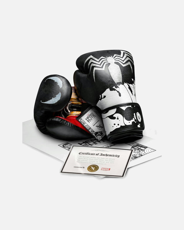 Hayabusa x Marvel Boksehandsker Venom – Sort/Hvid