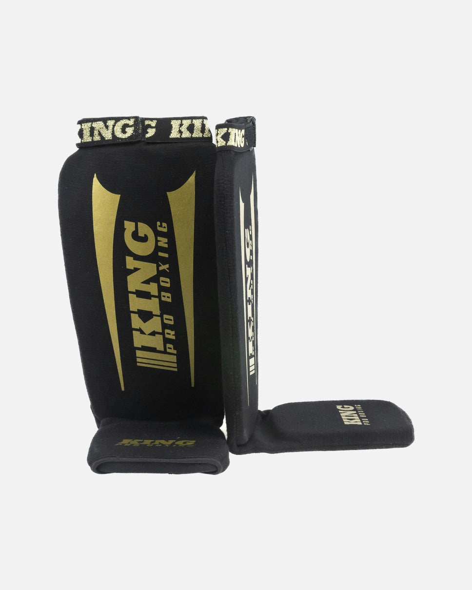 Protège-tibias King Pro Boxing AMSG Pro – Noir