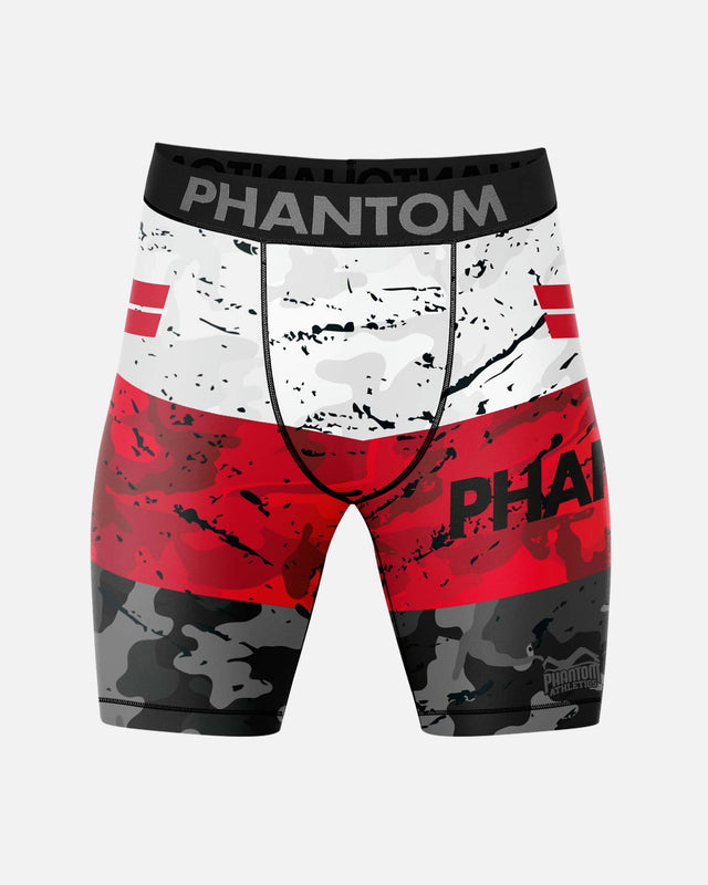 Kompresní kraťasy Phantom Athletics Vector Delta – Červené