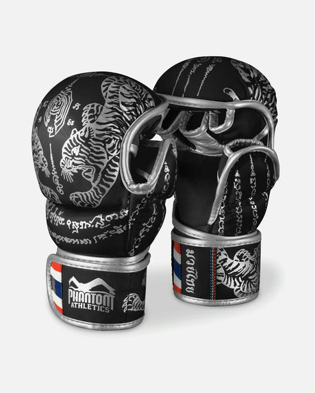 Luvas de MMA Phantom Athletics Sparring Muay Thai – Preto/Ouro