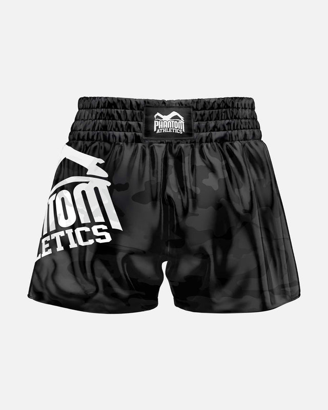 Phantom Athletics Muay-Thai-Shorts Camo – Schwarz