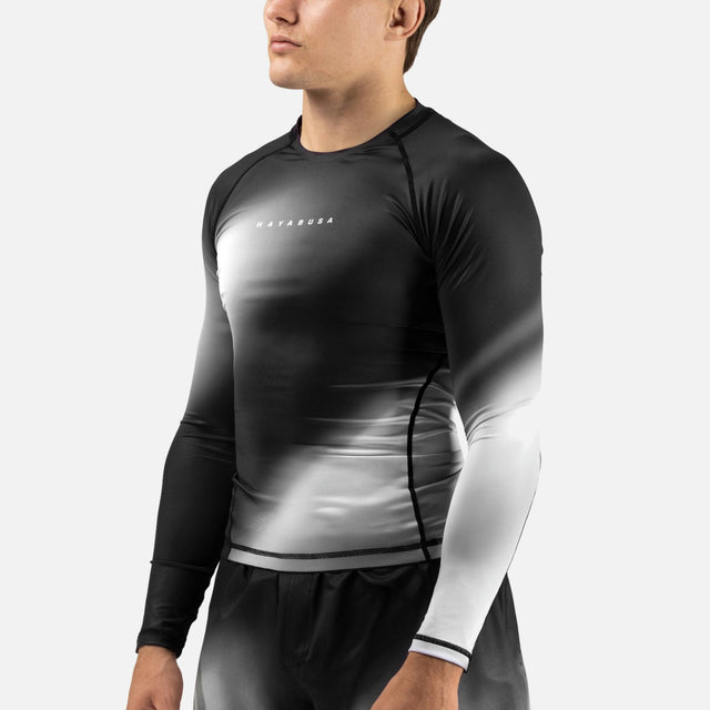 Rashguard Hayabusa Apex Nova Manga Comprida – Cinzento