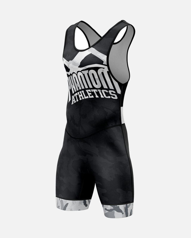 Phantom Athletics Worstelsinglet Warfare - Negru/Urban Camo
