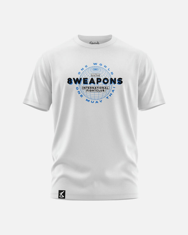 8 WEAPONS T-Shirt 1W1MT Oversize – Weiß
