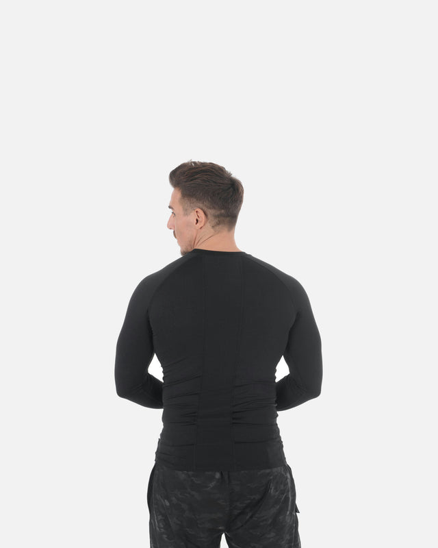 Rashguard Phantom Athletics Tactic Maniche Lunghe – Nero