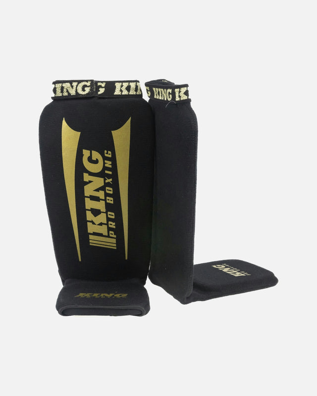 Protège-tibias King Pro Boxing AMSG Pro – Noir