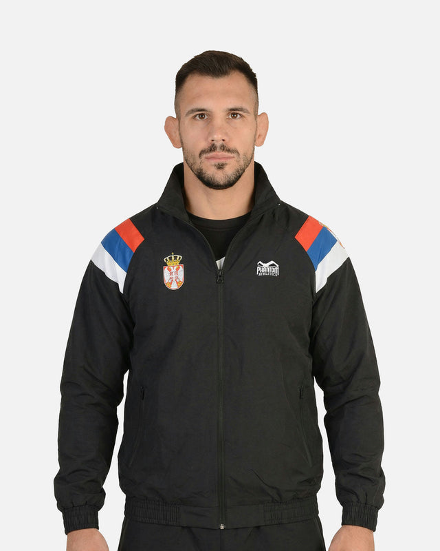 Jacheta de antrenament Phantom Athletics DMC Team Serbia - Negru