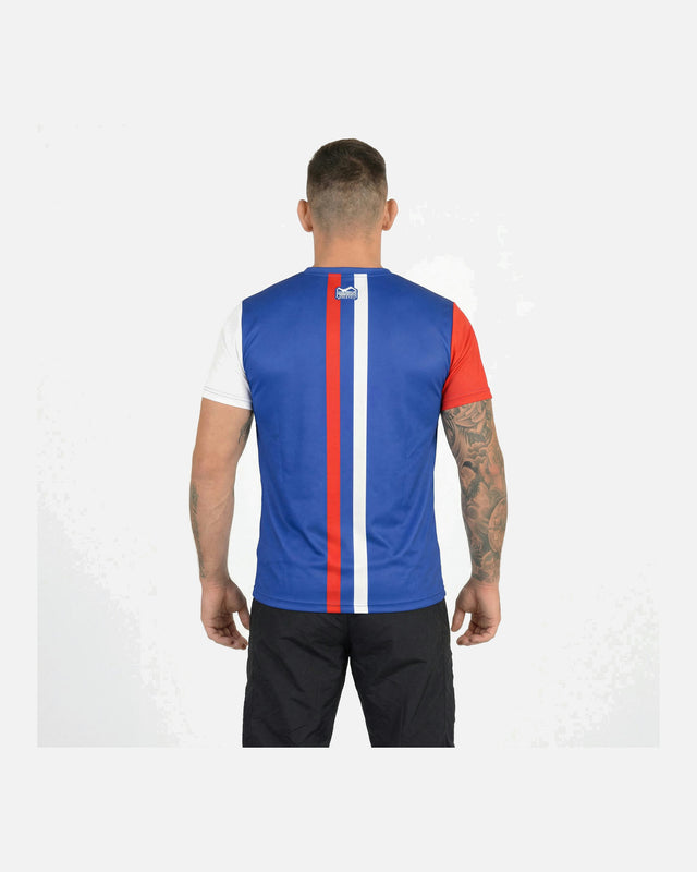 T-shirt da allenamento Phantom Athletics EVO+ Team Serbia – Blu