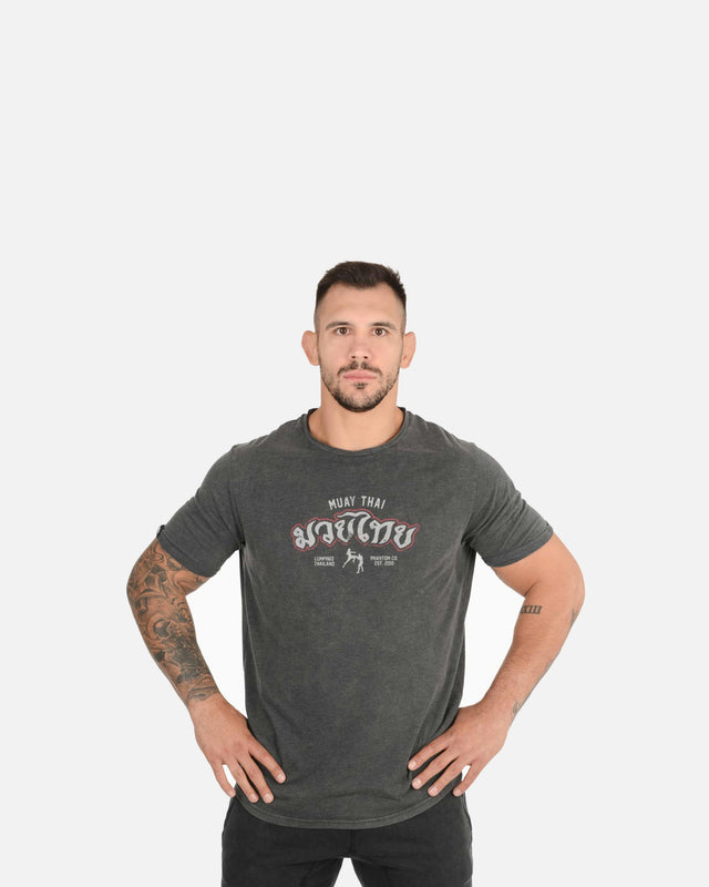 Camiseta Phantom Athletics Muay Thai – Stone Washed