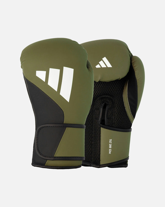Guantes de boxeo Adidas Speed Tilt 200 – Verde/Blanco