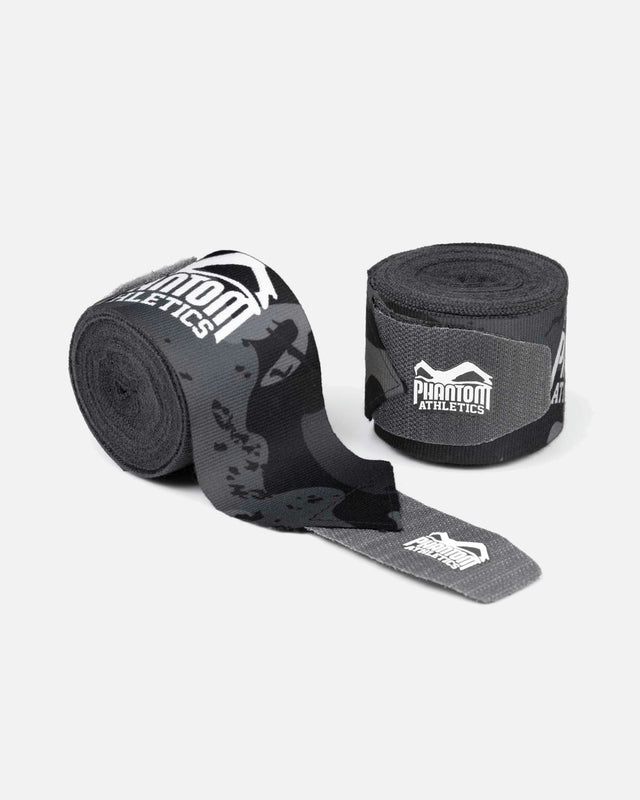 Vendas de boxeo Phantom Athletics Camo – Negro