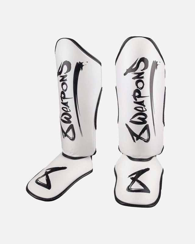 8 WEAPONS Shin guards Unlimited 2.0 – White/Black