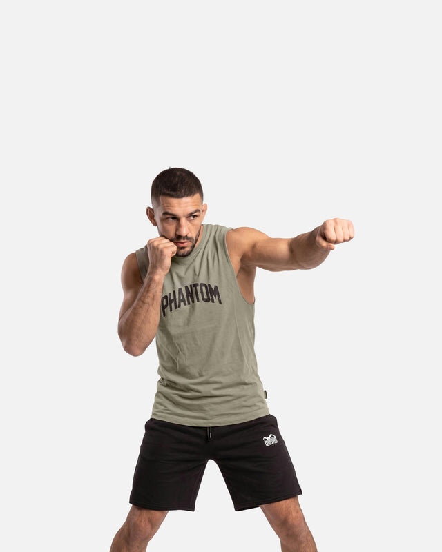 Koszulka na ramiączkach Phantom Athletics Legacy – Zielony szałwiowy