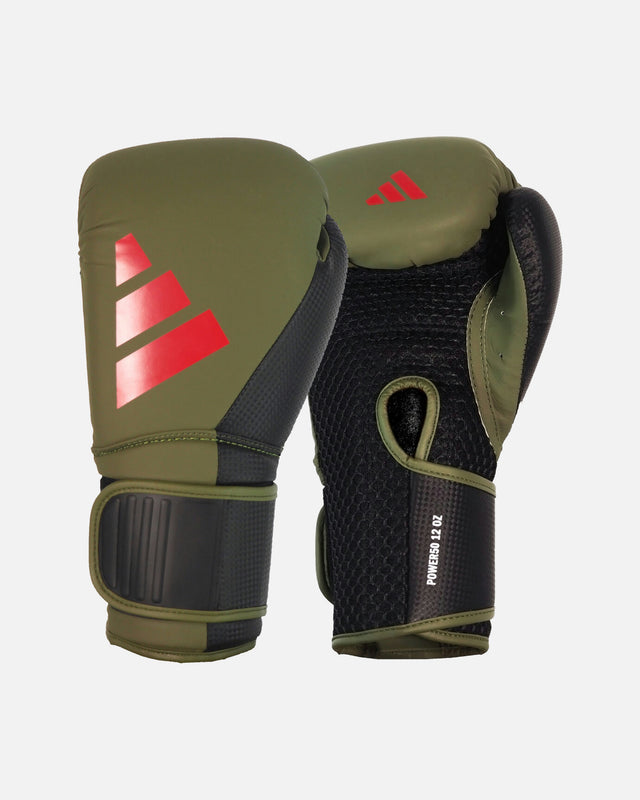 Adidas Boksehandsker Power 50 - Grøn/Rød