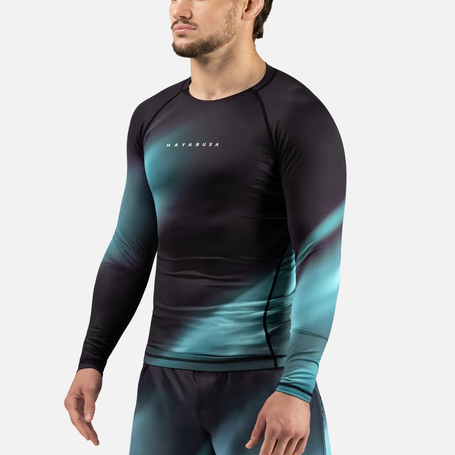 Rashguard Hayabusa Apex Nova Mangas Compridas – Turquesa