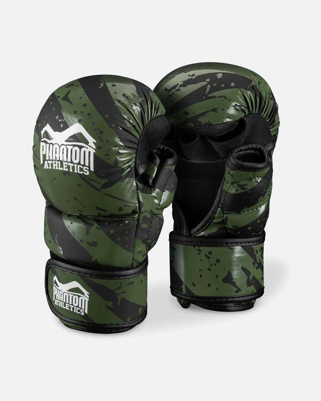 Phantom Athletics MMA-handsker Camo Tiger - Hærgrøn