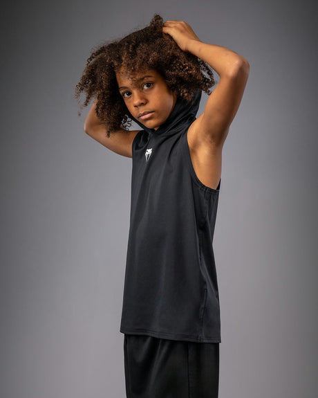 Venum Hoodie Elite Mouwloos Børn - Sort