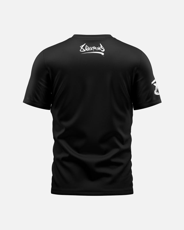8 WEAPONS T-Shirt Sak Yant Tigers – Schwarz
