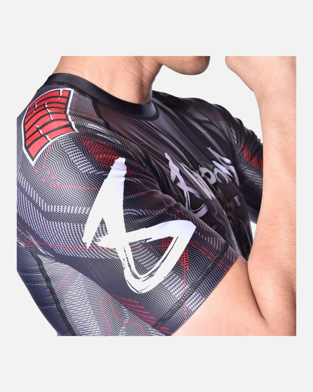 8 WEAPONS Rashguard Samurai 2.0 – Black/Red