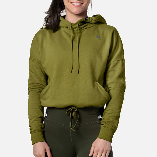 Felpa Hayabusa Cozy Fleece da donna – Verde oliva