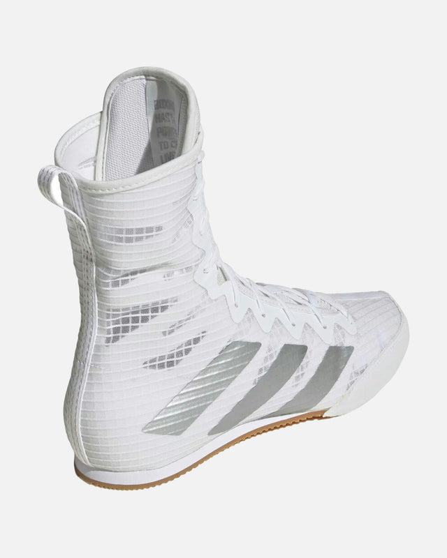 Botas de boxe Adidas Box Hog 4 – Branco/Prata