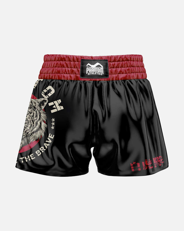 Pantaloncini Muay Thai Phantom Athletics Tiger Unit – Nero